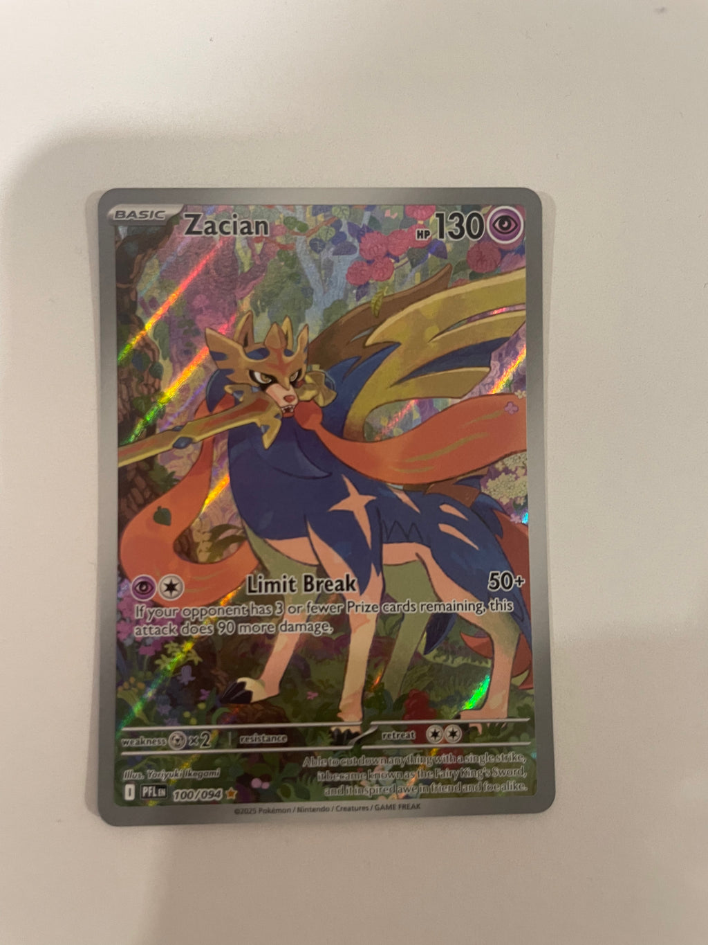 Zacian - Phantasmal Flames - 100/094
